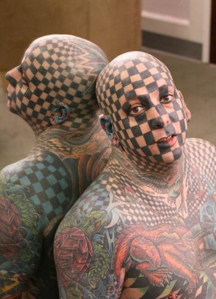 Weird Crazy Tattoo